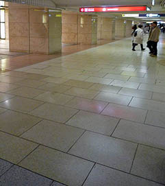 日本橋駅（東京都）　使用製品：研磨平板