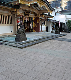 高輪神社（東京都）擬石平板